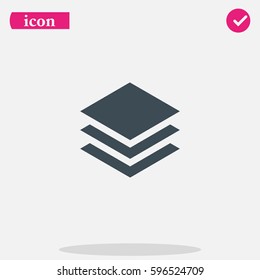 Stack of papers icon.
