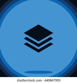 Stack of papers icon.