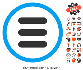 Stack pictograph with bonus decoration clip art. Vector illustration style is flat iconic symbols for web design, app user interfaces.