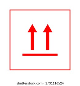 stack up symbol for package signs  eps5