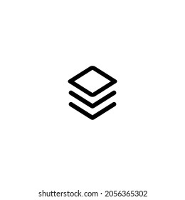 Stack symbol simple icon perfect illustration