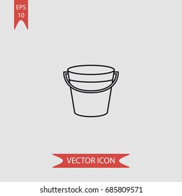 Stack vector icon, illustration symbol