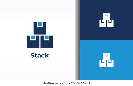 Stack vector, icon or logo sign isolated symbol illustration