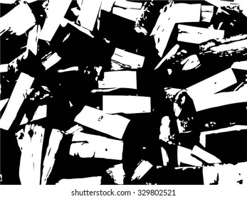 Stack of wood logs, wooden abstract background