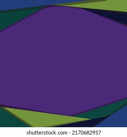 Stacked colored paper background with shadows