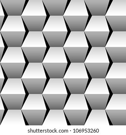 stacked cubes seamless pattern