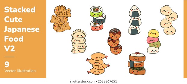 Stacked Cute Japanese Food 2