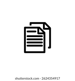 Stacked Documents Symbolizing Information and Records