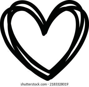 Corazones apilados El vector de San Valentín ama el corazón lindo