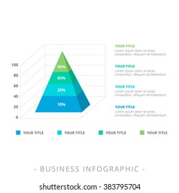 Stacked Pyramid Chart Template 1