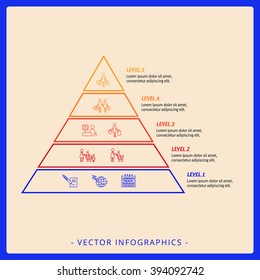 Stacked Pyramid Chart Template 1