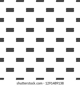 Stacked towel pattern seamless vector repeat geometric for any web design