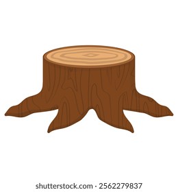 Stacked Wood Vector Illustration - 02