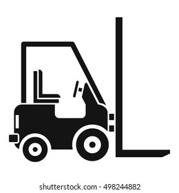 Stacker loader icon. Simple illustration of stacker loader vector icon for web