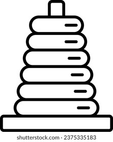 Icono vectorial apilador. Se puede usar para imprimir, móviles y aplicaciones web.