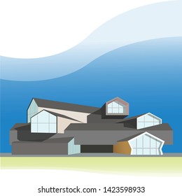 stacking modern house architecture design and architecture landmark germany swiss
