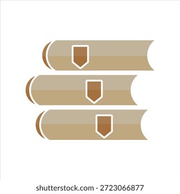 PILAS DE LIBROS EN LA BIBLIOTECA