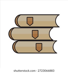 PILAS DE LIBROS EN LA BIBLIOTECA