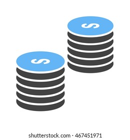 Stacks of Coins