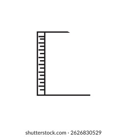 Icono de estadiómetro Ilustración Elemento Diseño
