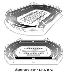 Football Stadium Sketch Hd Stock Images Shutterstock