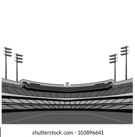 Stadium background . Vector illustration.