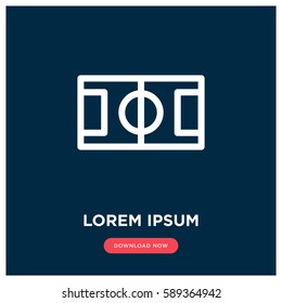 Stadium field vector icon