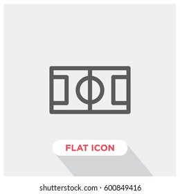 Stadium field vector icon