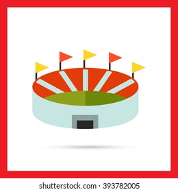 Stadium flat icon