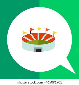 Stadium flat icon
