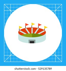 Stadium flat icon