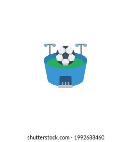 stadium Flat Icon Isolated On White Background