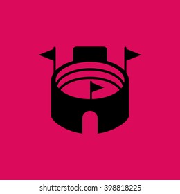 Stadium Icon. Eps-10