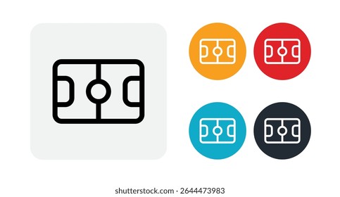 Stadionsymbol, einzelne Vektorsymbol
