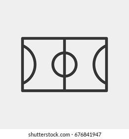Stadium icon illustration isolated vector sign symbol