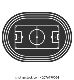 Stadium icon isolated on white background. Sports symbol modern, simple, vector, icon for website design, mobile app, ui. Vector Illustration