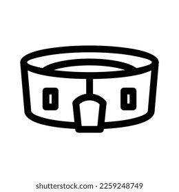stadium icon or logo isolated sign symbol vector illustration - high quality black style vector icons