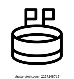stadium icon or logo isolated sign symbol vector illustration - high quality black style vector icons
