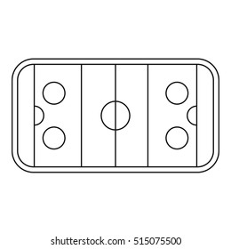 Stadium icon. Outline illustration of stadium vector icon for web