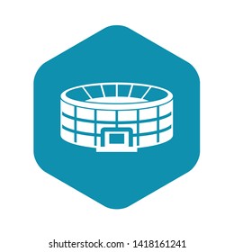 Stadium icon in simple style on a white background vector illustration