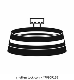 Stadium icon in simple style on a white background vector illustration