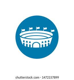 Stadium icon. Stadium symbol for your web site design, logo, app, UI. Vector illustration, EPS10.