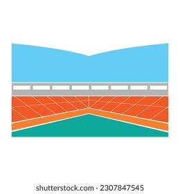 stadium icon vector illustration design