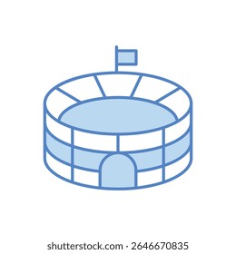 Stadium Icon vector stock illustration