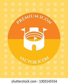Stadium Icon for Web. Application, Software & Graphic Design.