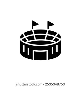stadium icon web design in vector