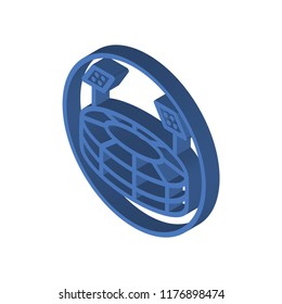 Stadium isometric left top view 3D icon