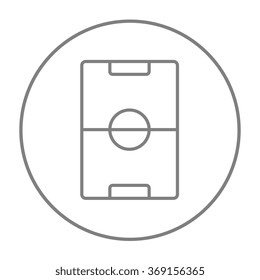 Stadium layout line icon.