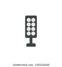 Stadium Light Icon Vector Illustration in Flat Style for Any Purpose