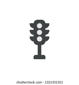 Stadium Light Icon Vector Illustration in Flat Style for Any Purpose